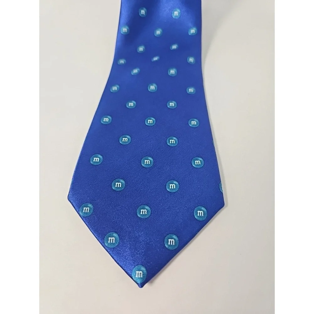 Vintage M&M's Chocolates Necktie Candy M&M World Polyester‎ Men's Tie